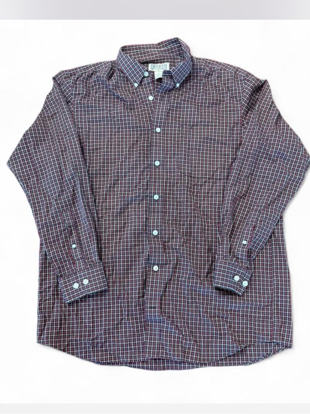 Duluth Men's Large Tall Button-Down Plaid Shirt